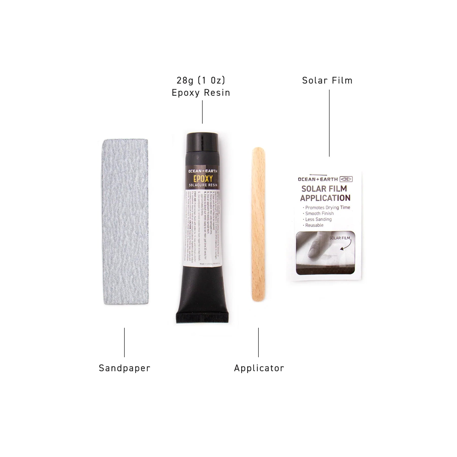 Epoxy Solarcure Resin Surfboard Repair Kit