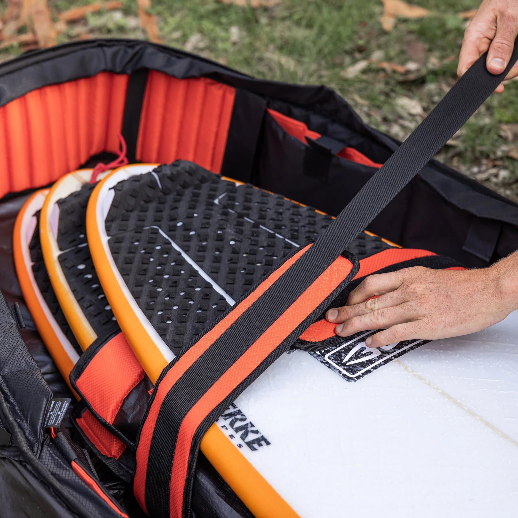 Ocean & Earth Apex 3 Boards Fish/Short Travel Cover 6'8"