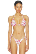Seafolly SummerChintz Longline Slide Tri Ecru