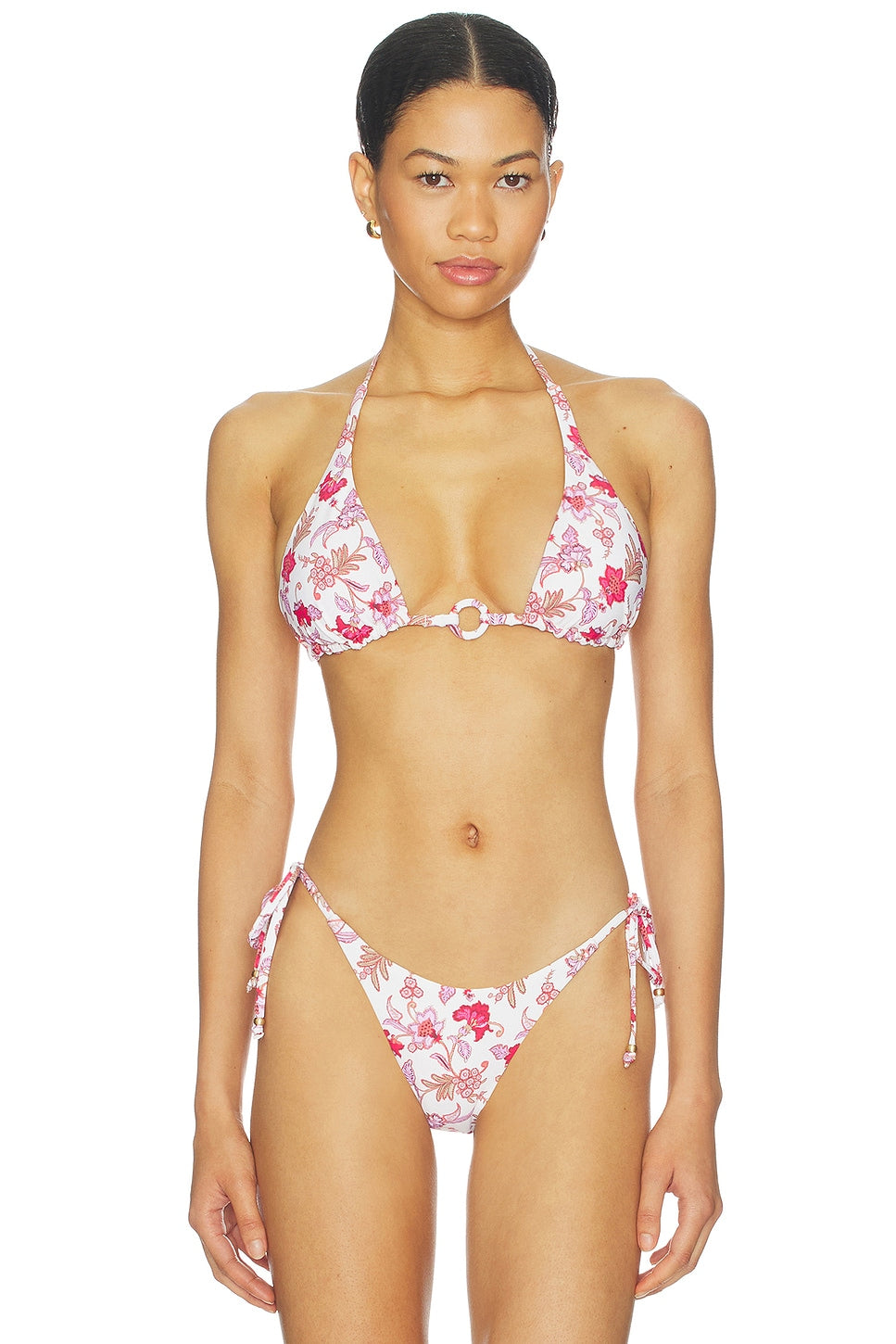 Seafolly SummerChintz Longline Slide Tri Ecru
