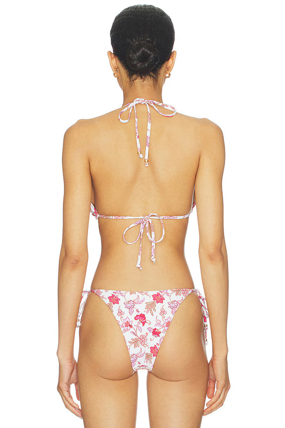 Seafolly SummerChintz Longline Slide Tri Ecru