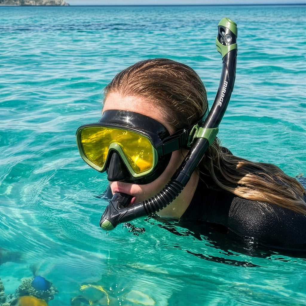 Mirage Abyss Dry Silicone Mask And Snorkel Adult