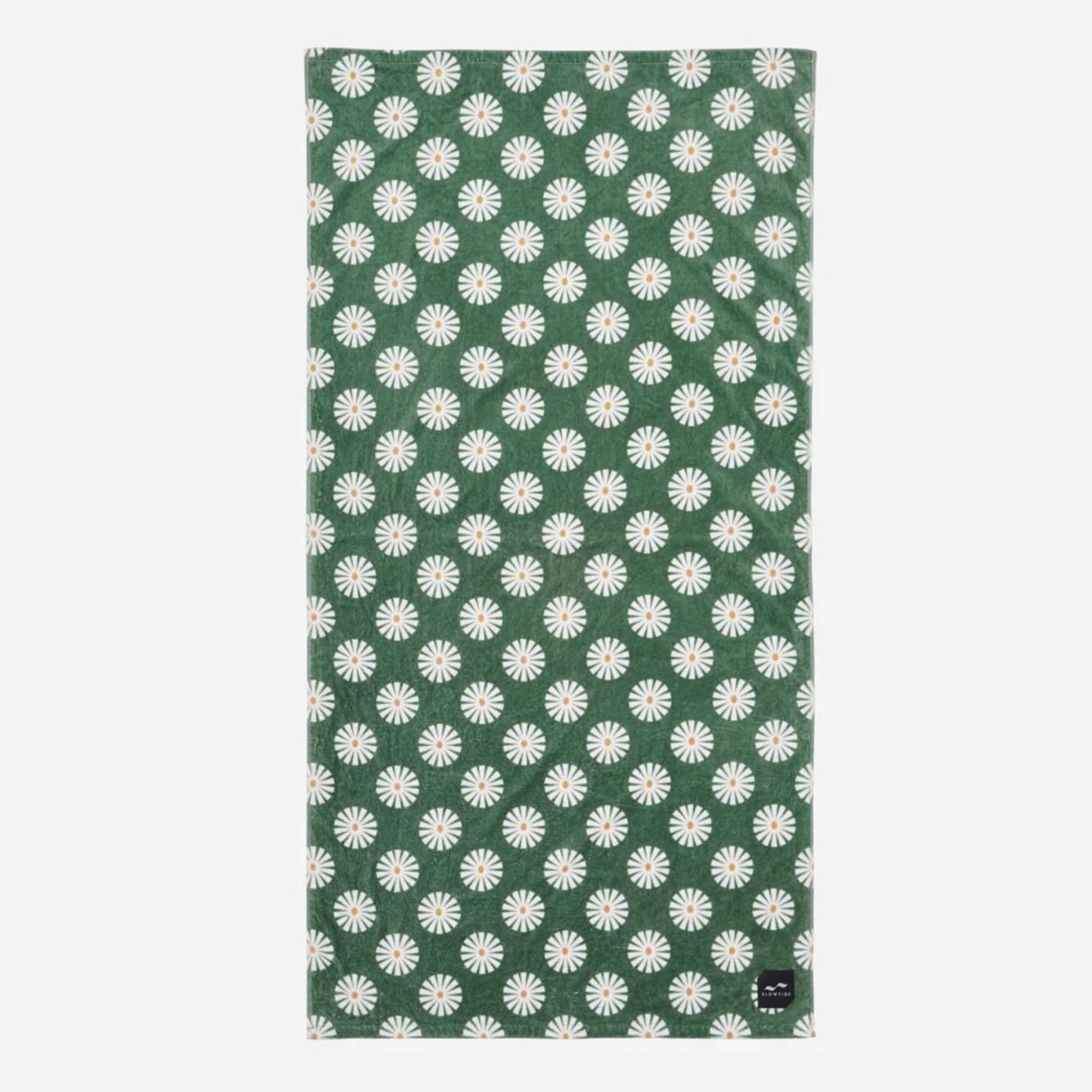 Slowtide Sun Dazed Beach Towel Green