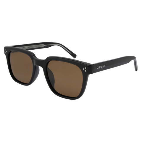 Oneday Parker Polarised Sunglasses Black Brown