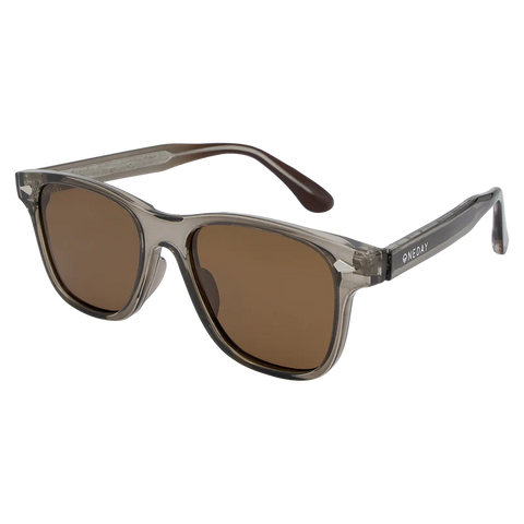Oneday Halston Polarised Sunglasses Olive Brown