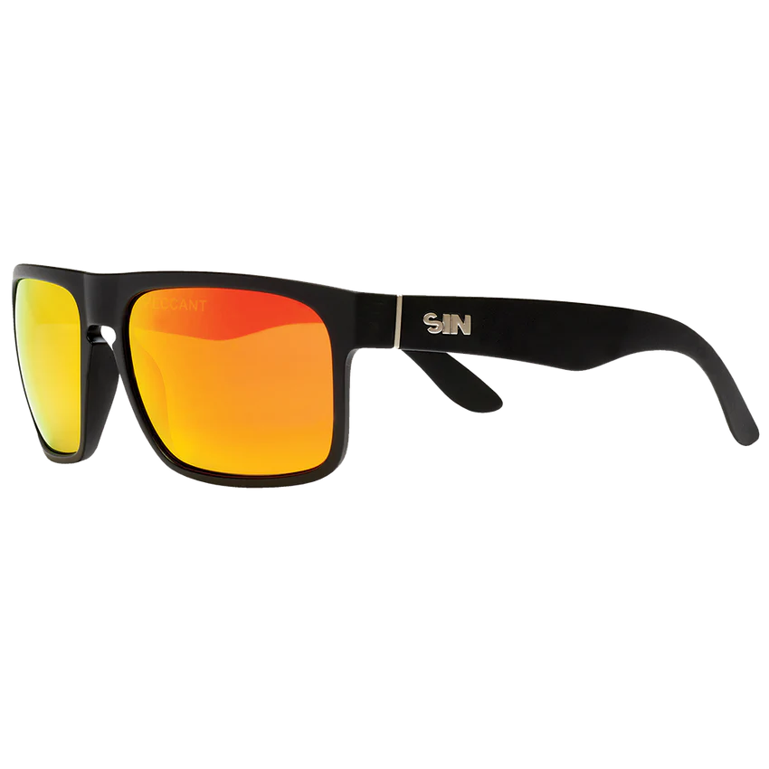 Peccant Rubber Raven Red Flash Polarised