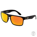 Peccant Rubber Raven Red Flash Polarised