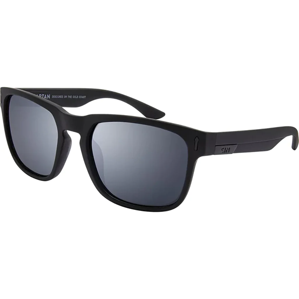Sin Eyewear Spartan Rubber Raven Smoke Flash Polarised