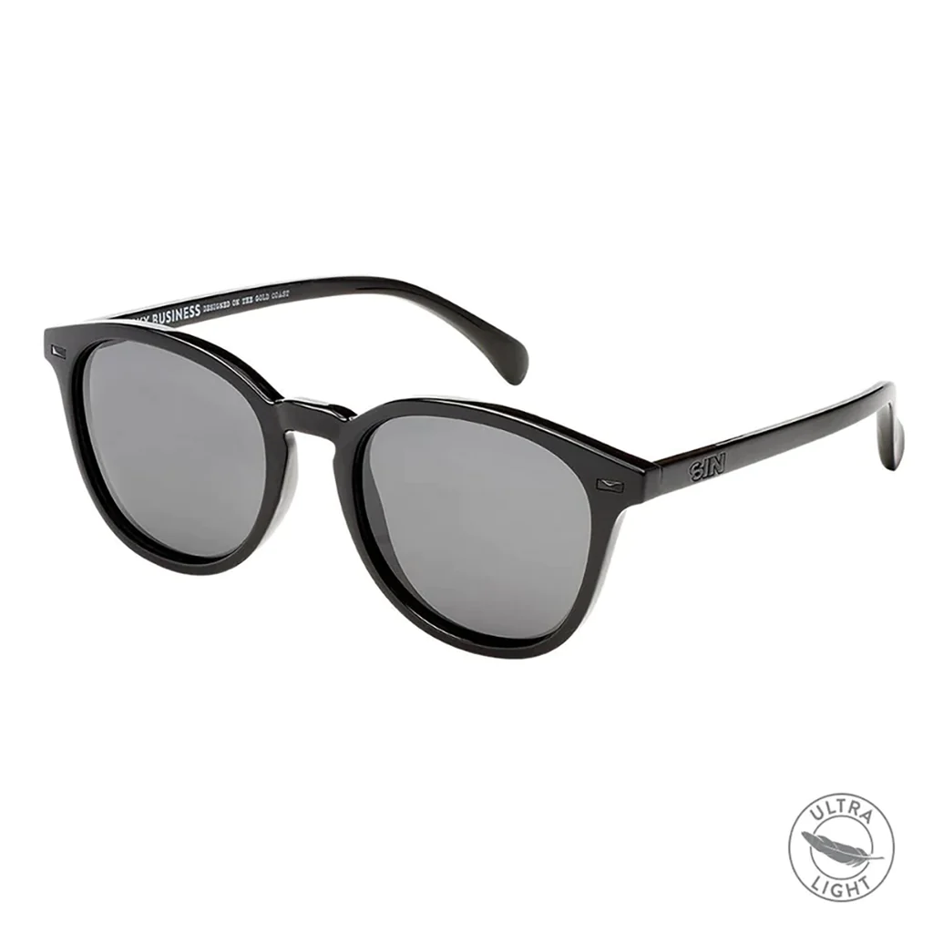 Sin Eyewear Risky Business Matt Raven Smoke Polarised