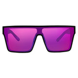 Sin Eyewear Loose Cannon Matt Raven X Crt Pink Flash Polarised
