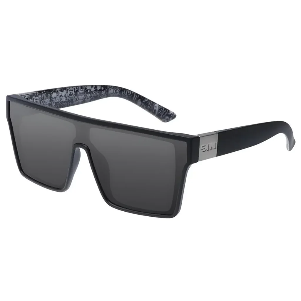 Sin Eyewear Loose Cannon Matt Raven Monster Smoke Polarised