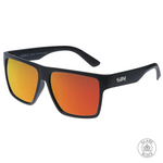 Sin Eyewear Vespa 11 Matt Raven Red Flash Polarised