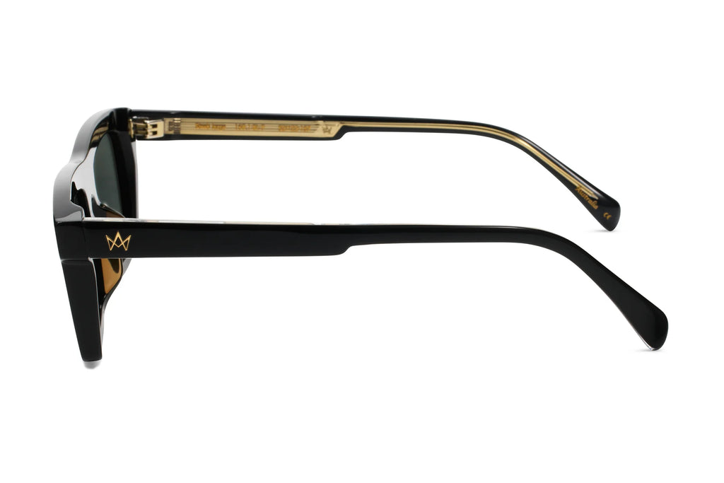 AM Eyewear Steeb Large Black Polarised