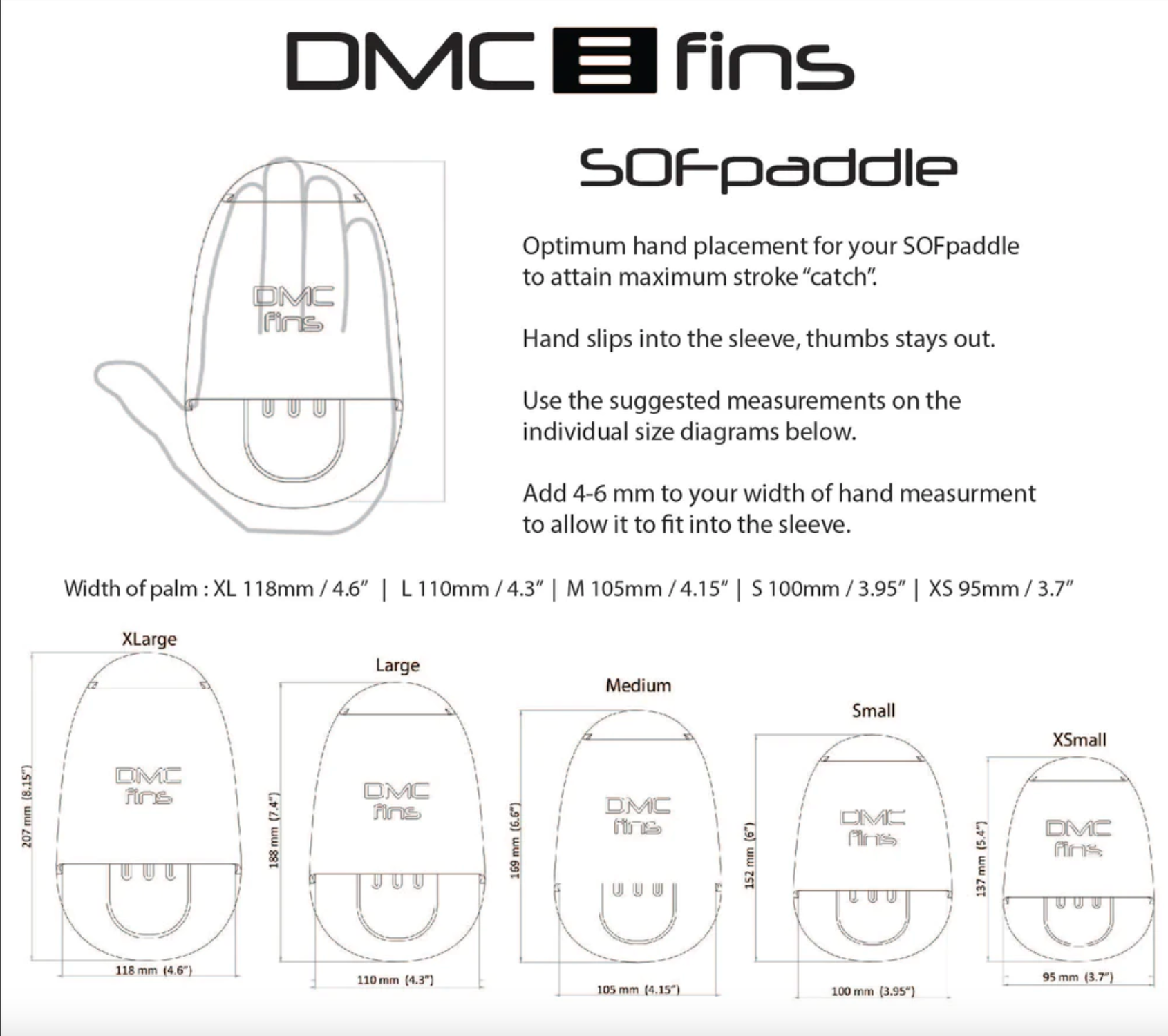 DMC SOF paddle