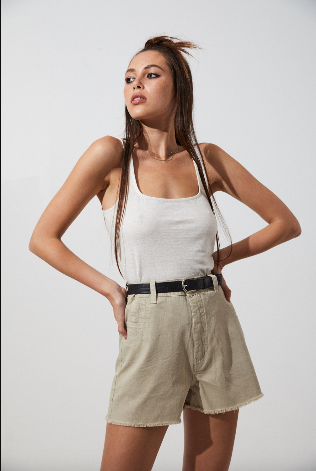Afends Ashley Hemp Square Neck Singlet