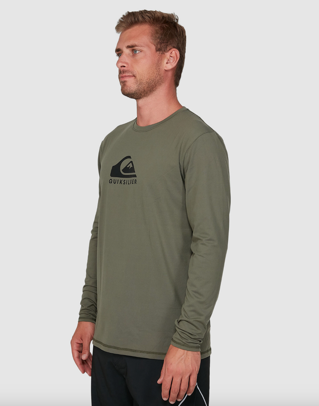 Quiksilver Solid Streak Long Sleeve UPF 50 Surf T-Shirt