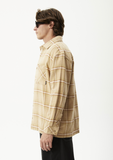 Sandstorm Flannel Shirt - Camel Check