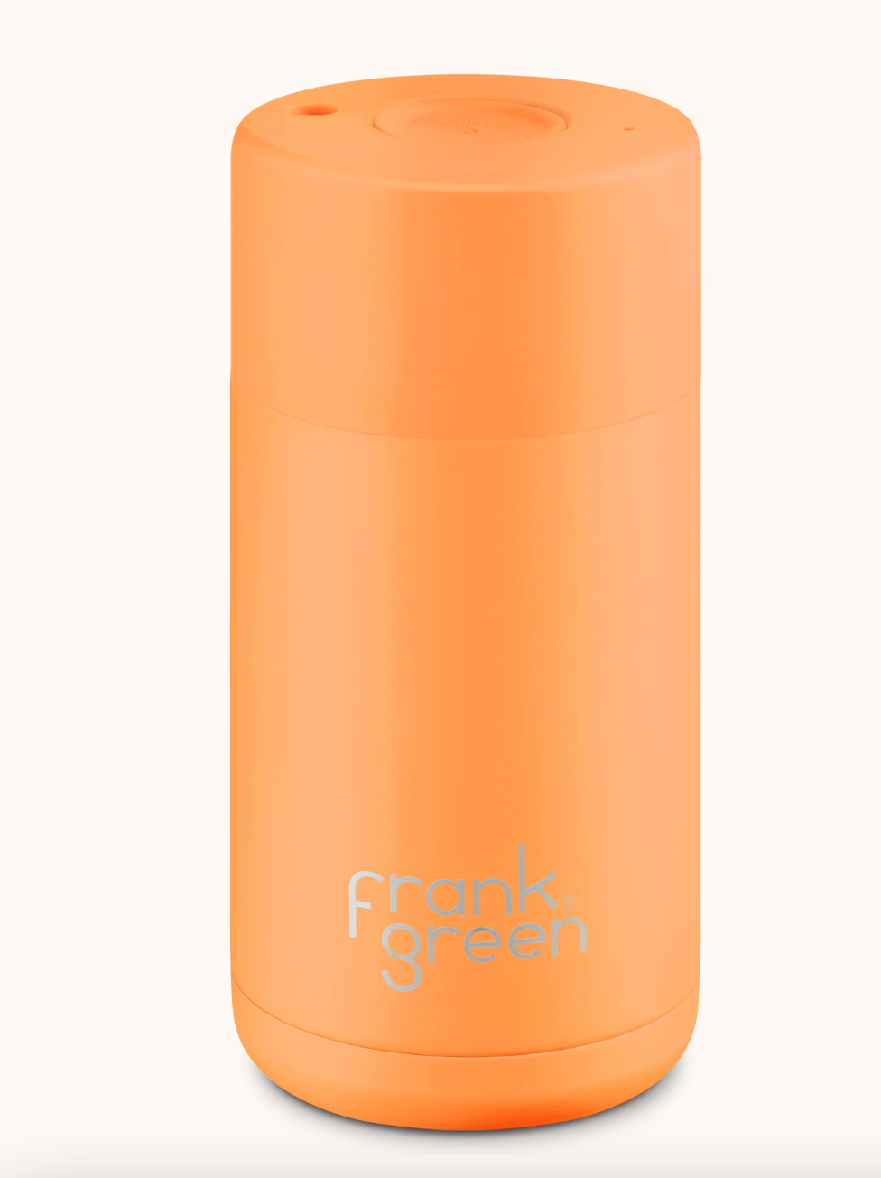 Frank Green 355ml/12oz Ceramic Reusable Cup - Neon Orange