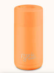 355ml/12oz Ceramic Reusable Cup - Neon Orange