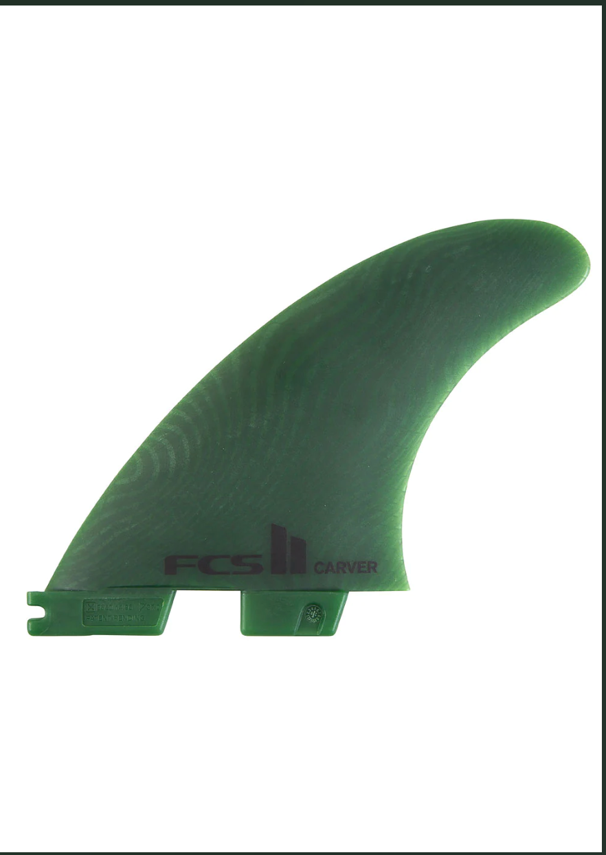 FCS II Carver Neo Glass Eucalyptus Quad Rear Retail Fins