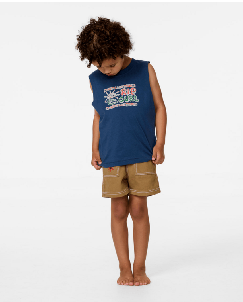Rip Curl Cosmic Surfing Muscle Boys 1-7