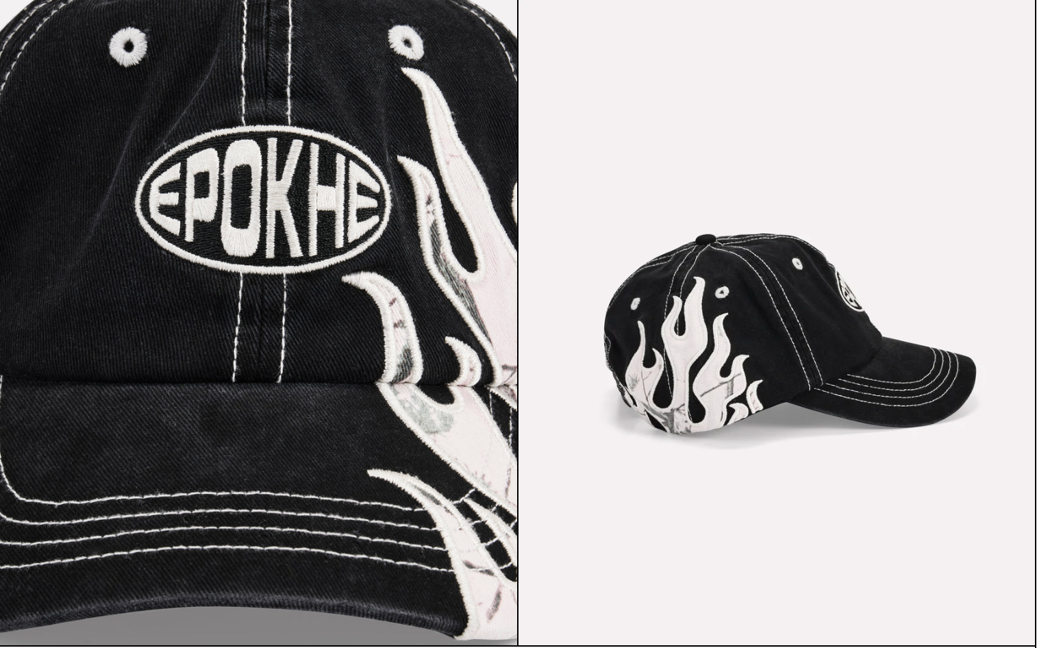 Epokhe Inferno Cap Washed Black/Pink Real Tree Camo
