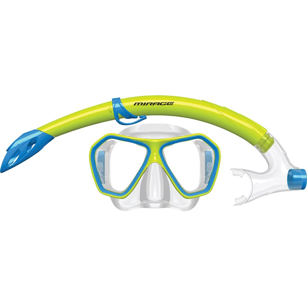 Mirage Splash Silicone Mask and Snorkel Set Junior