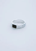 Amaris Square Onyx Signet Ring