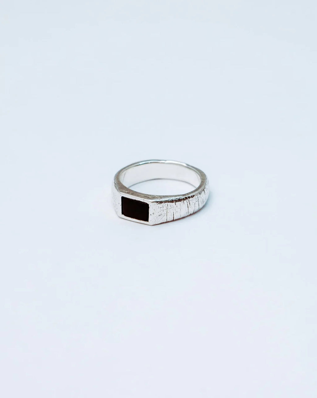 Amaris Square Onyx Signet Ring
