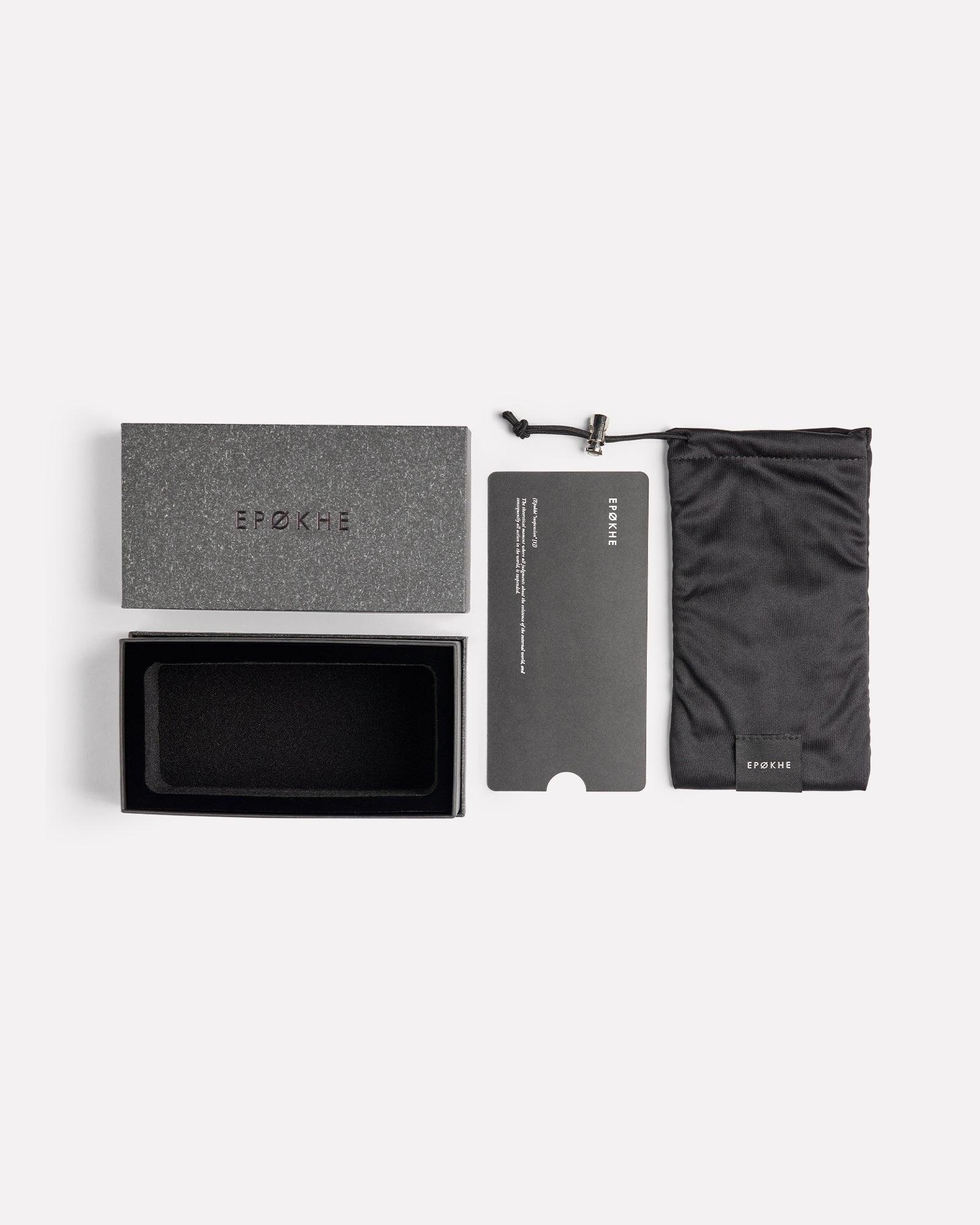 Epokhe Eyewear Brut Black Polished Black