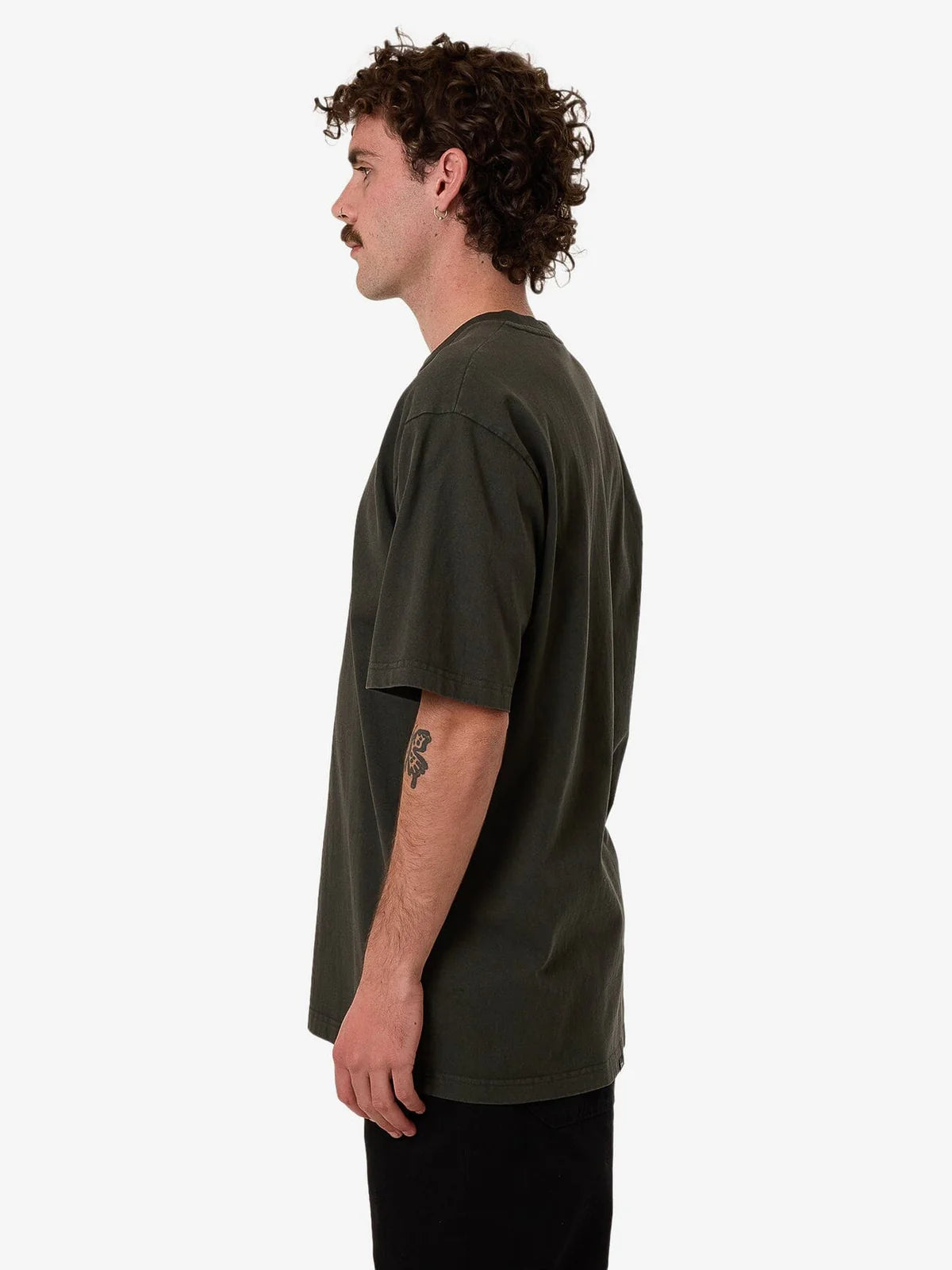 Thrills Solace Of Nature Oversize Fit Tee Oil Green