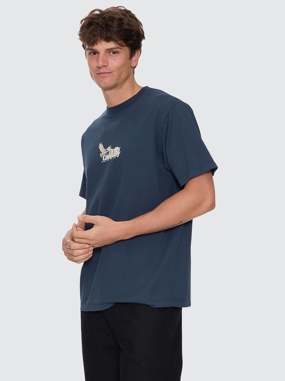Thrills Between Chaos & Calm Merch Fit Tee - Federal Blue