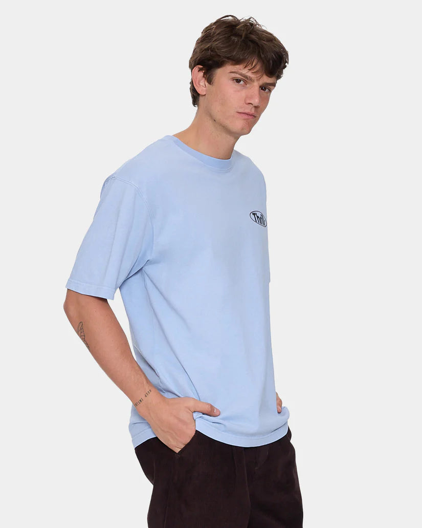Thrills Val For The Win Oversize Fit Tee Placid Blue