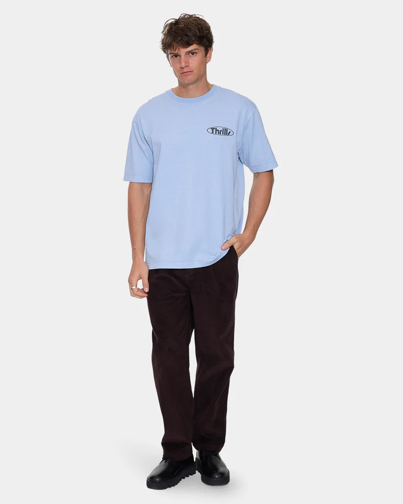 Thrills Val For The Win Oversize Fit Tee Placid Blue