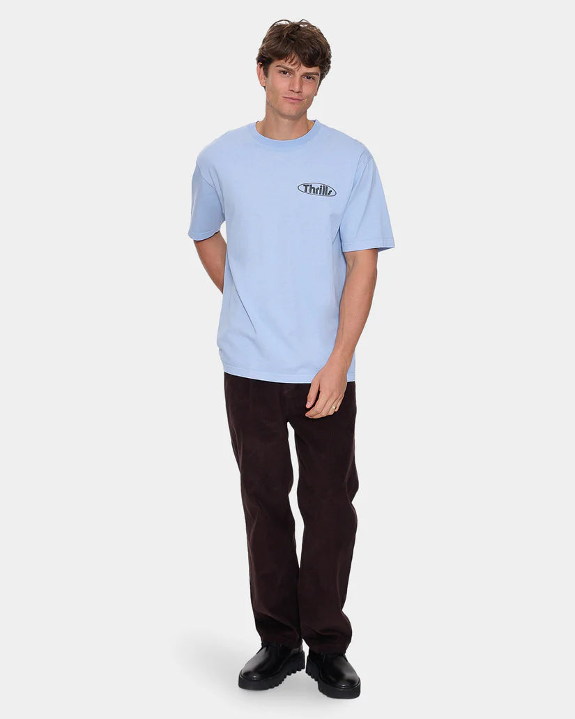 Thrills Val For The Win Oversize Fit Tee Placid Blue