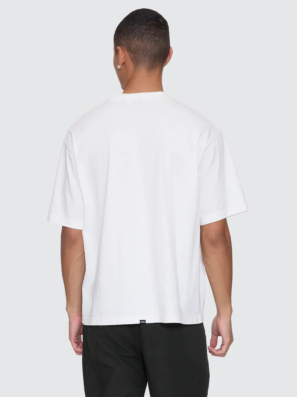 Thrills Stagger Box Fit Oversize Cropped Tee Snow White