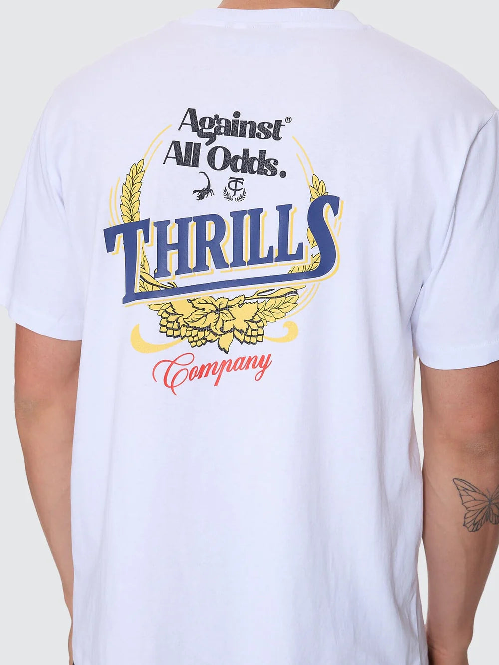 Thrills Against All Odds Merch Fit Tee - White