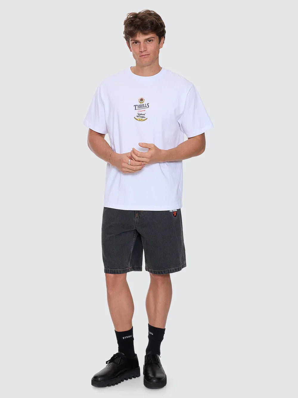 Thrills Against All Odds Merch Fit Tee - White