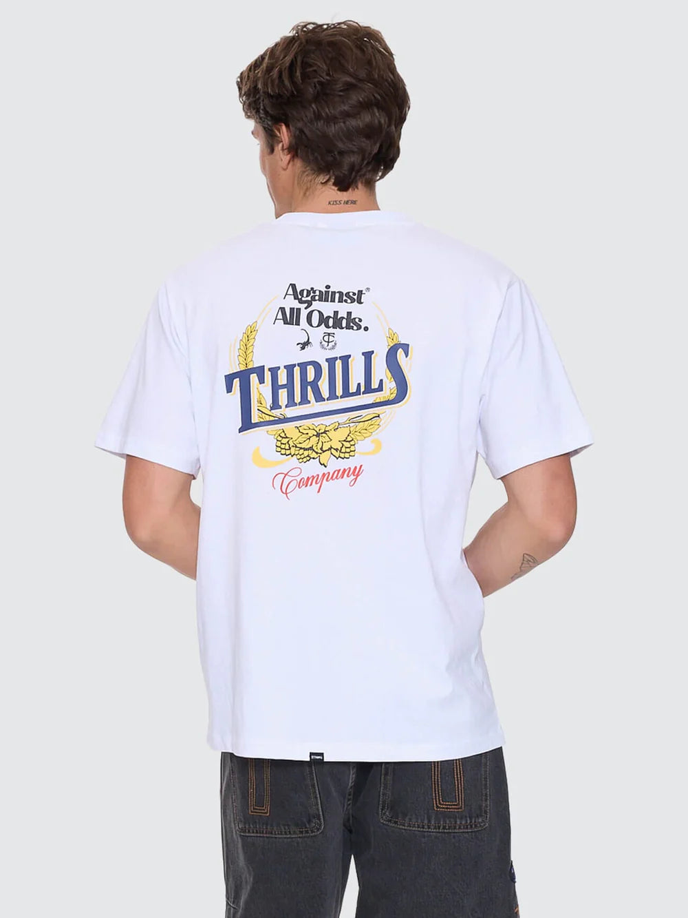 Thrills Against All Odds Merch Fit Tee - White