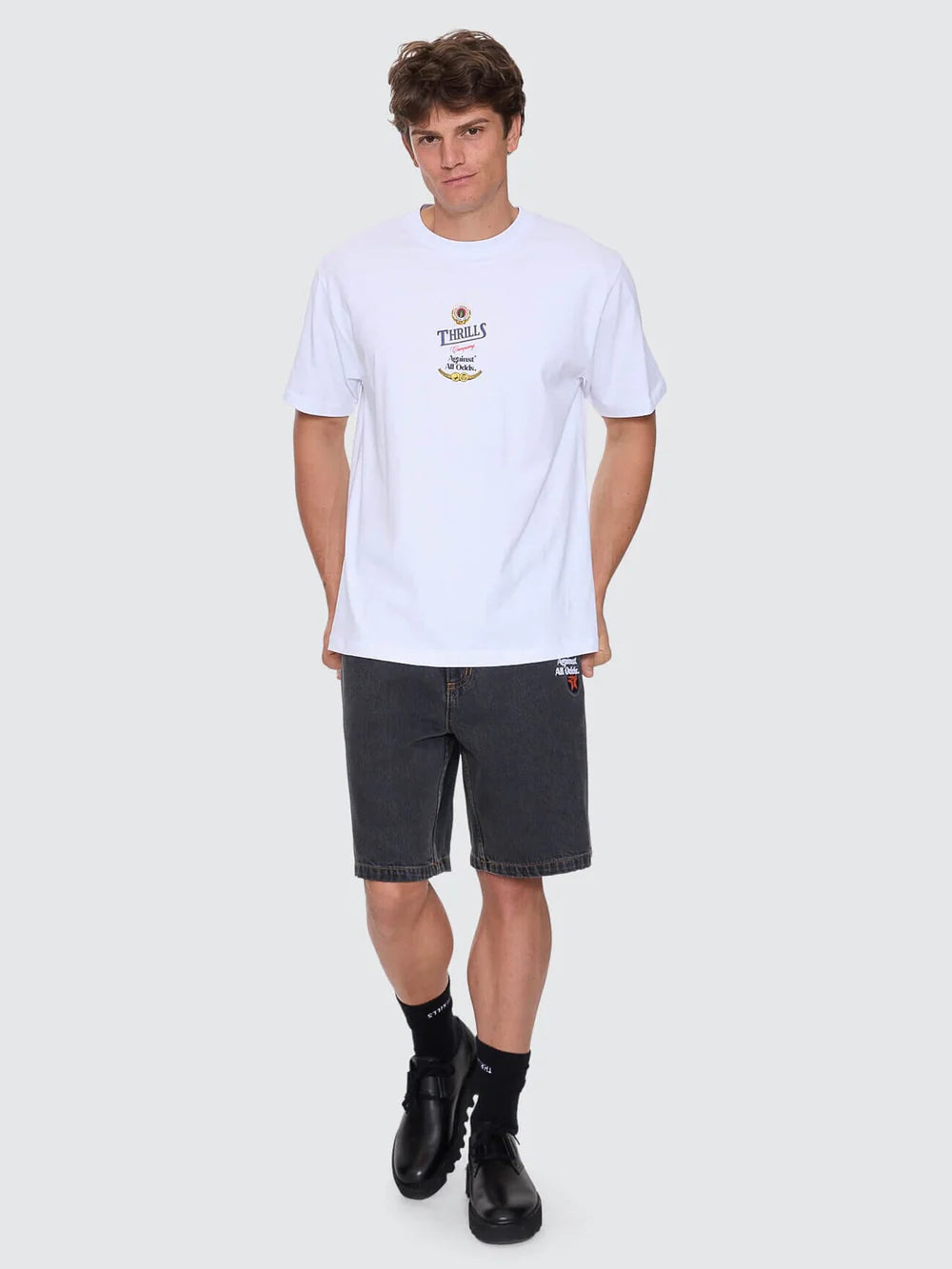 Thrills Against All Odds Merch Fit Tee - White