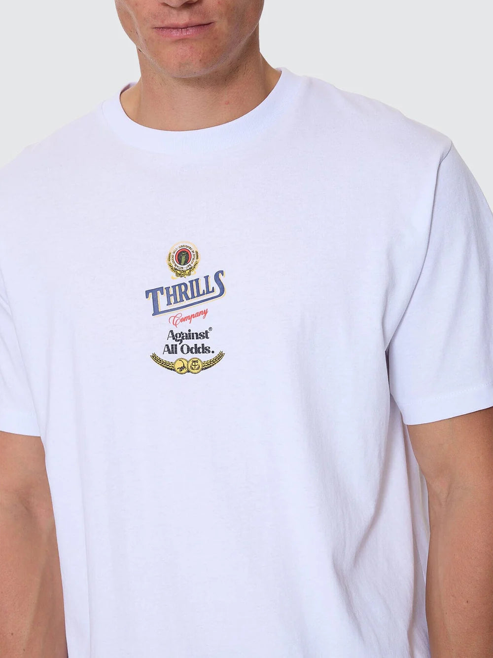 Thrills Against All Odds Merch Fit Tee - White