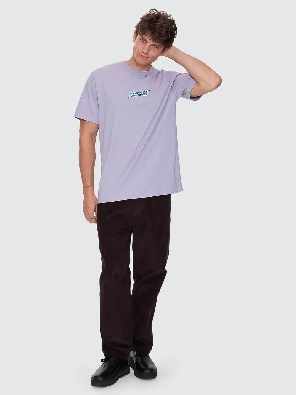 Thrills Heavy Voltage Merch Fit Tee Violet Haze