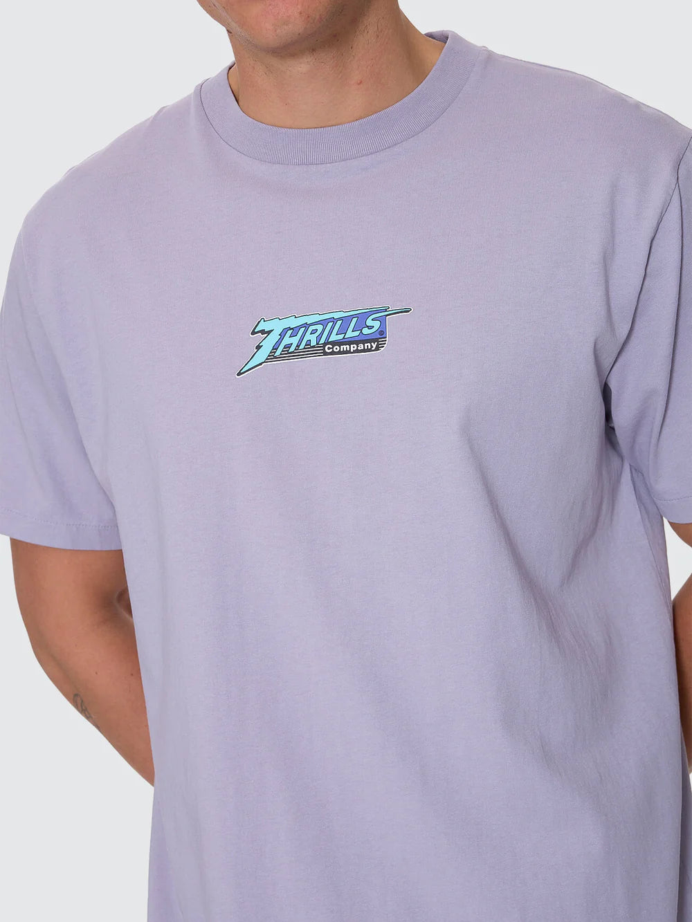 Thrills Heavy Voltage Merch Fit Tee Violet Haze