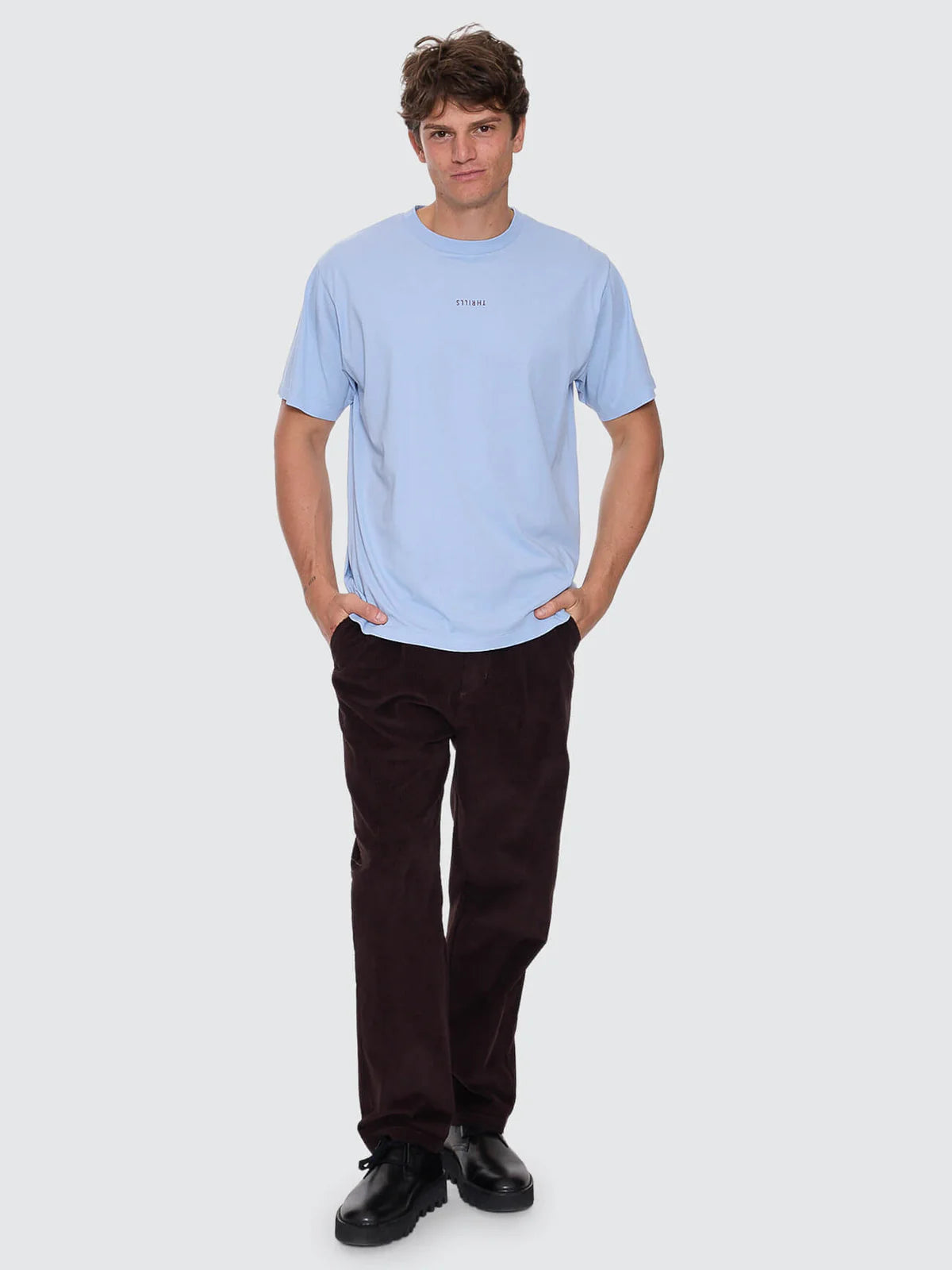 Thrills Minimal Thrills Merch Fit Tee Placid Blue