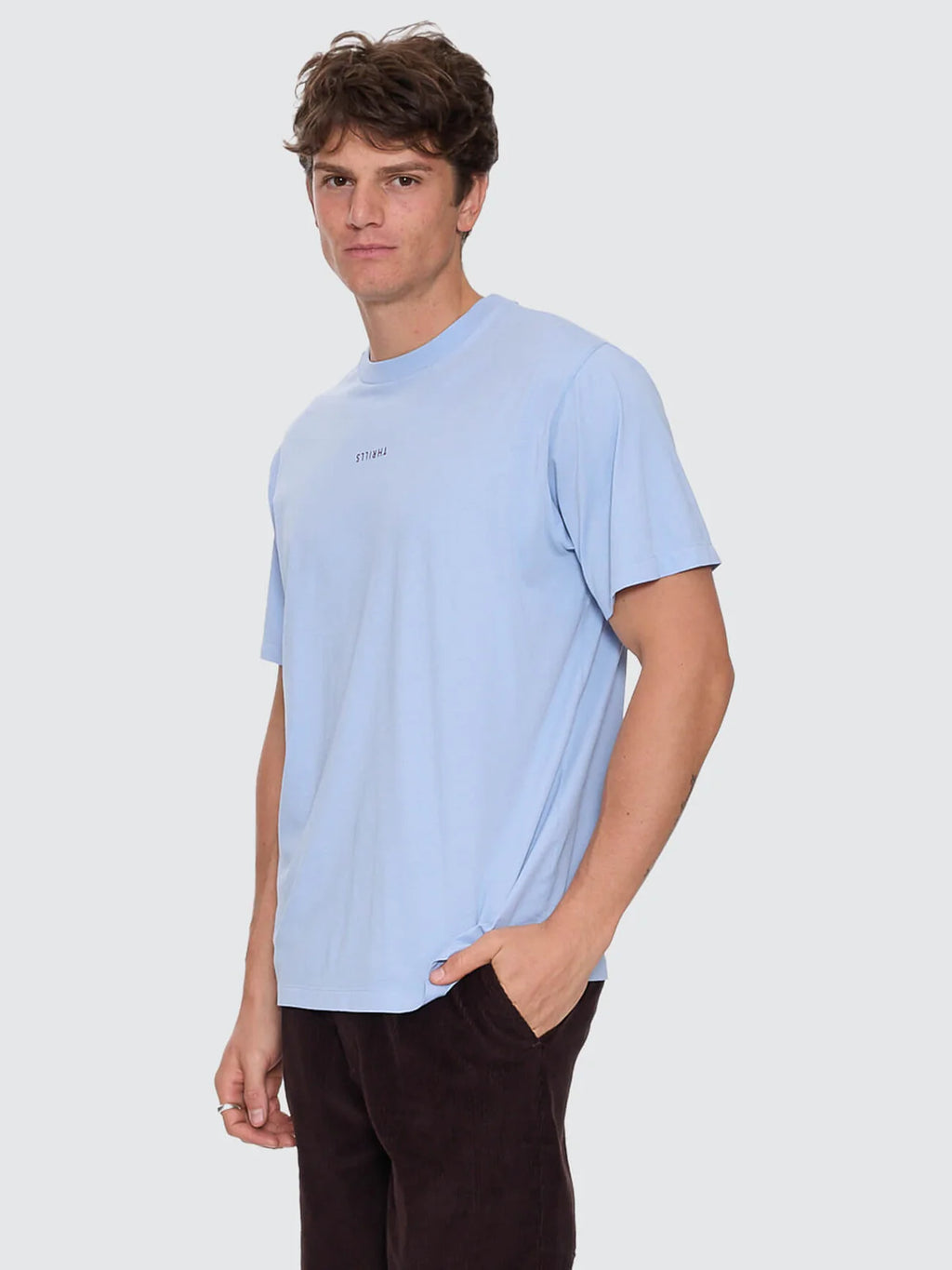 Thrills Minimal Thrills Merch Fit Tee Placid Blue