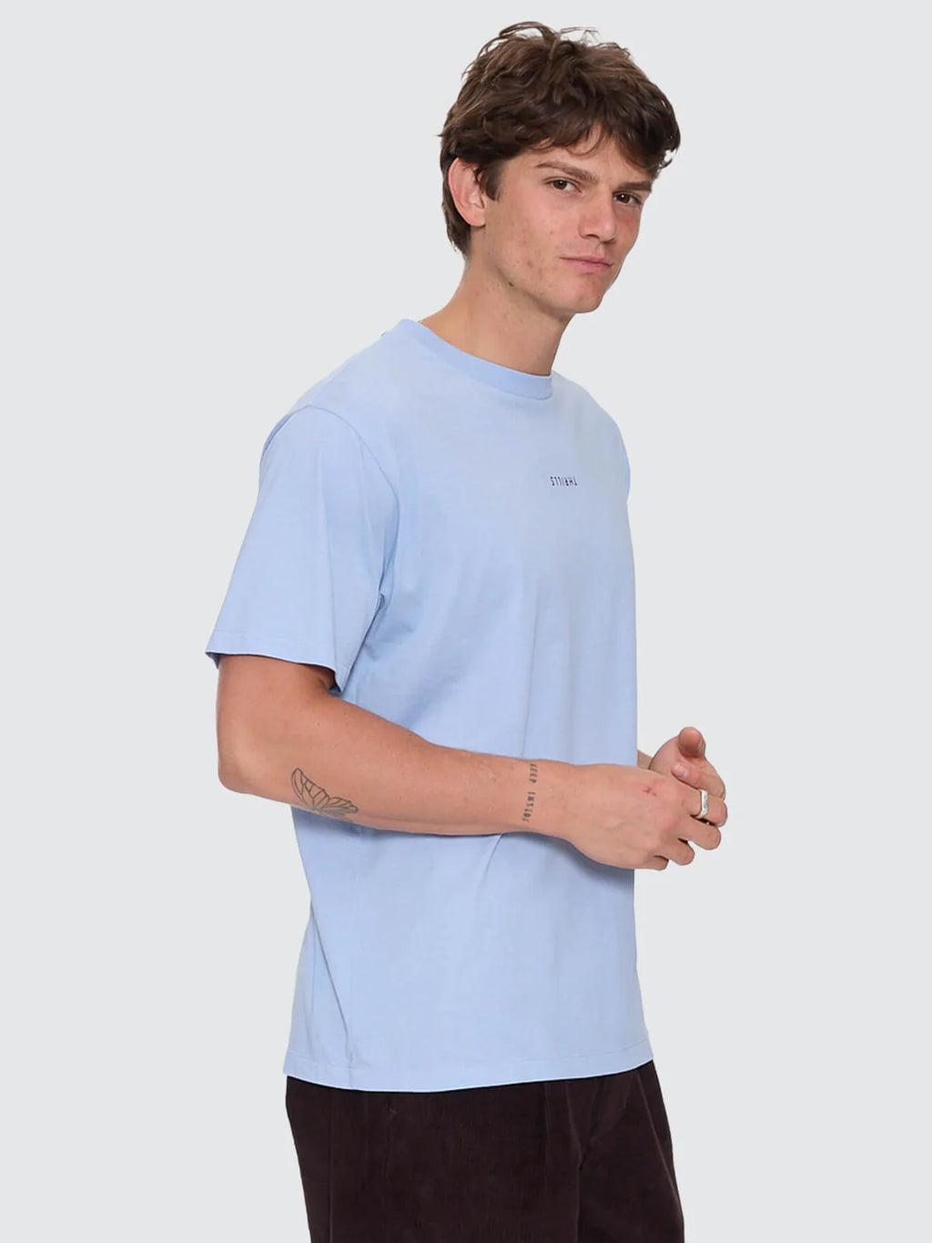 Thrills Minimal Thrills Merch Fit Tee Placid Blue