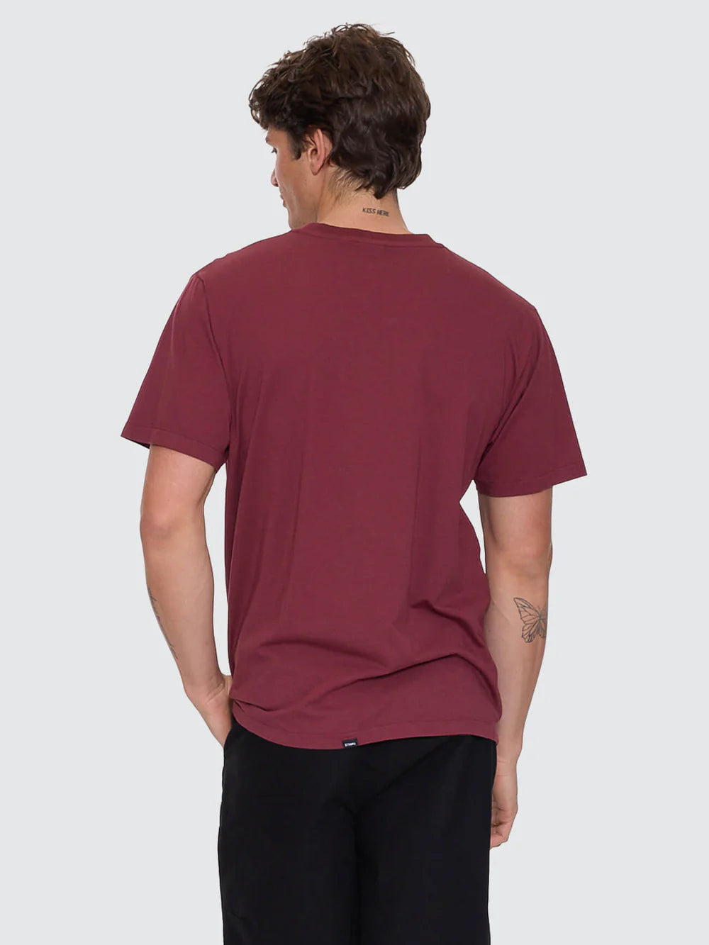 Thrills Minimal Thrills Merch Fit Tee New Maroon