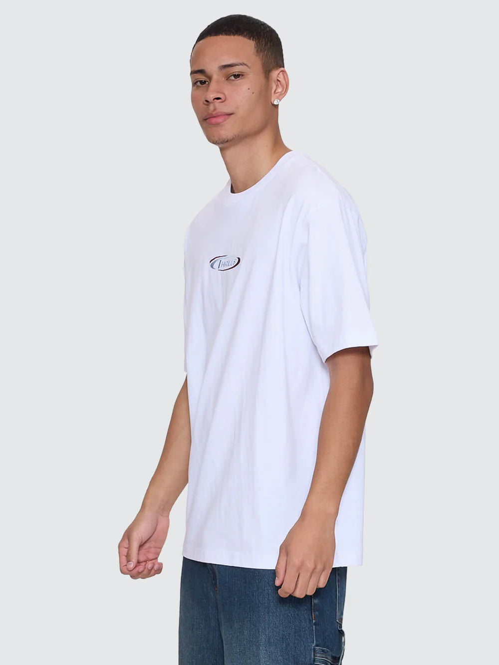 Thrills Spectral Oversize Fit Tee - White