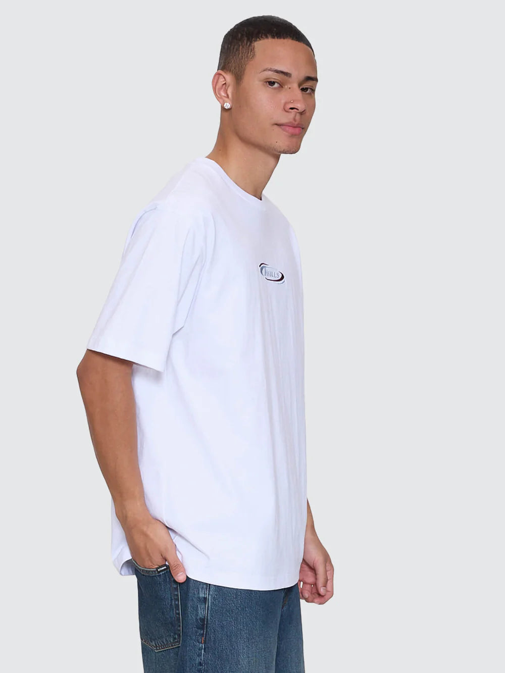 Thrills Spectral Oversize Fit Tee - White
