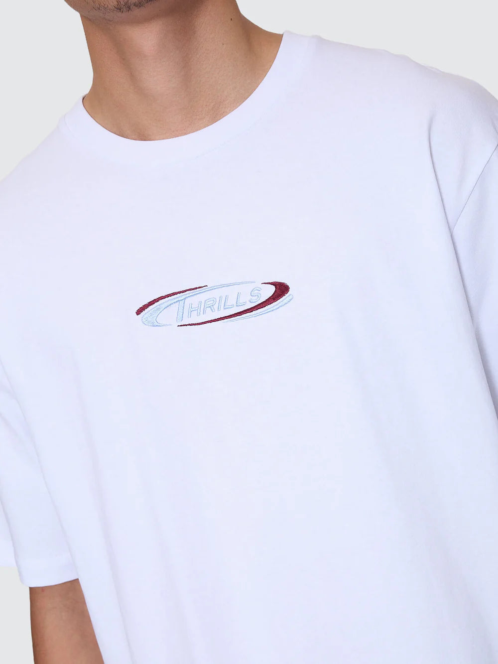 Thrills Spectral Oversize Fit Tee - White